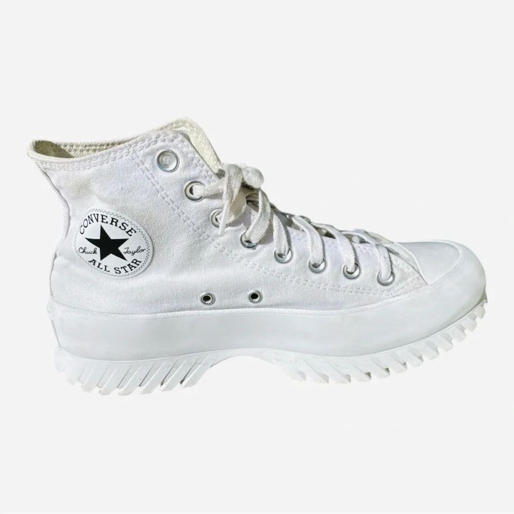 Converse White High-Top Sneakers - Picture 2 of 4